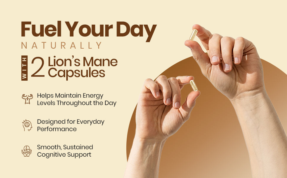 Auraika Lion’s Mane — Brain & Focus Formula