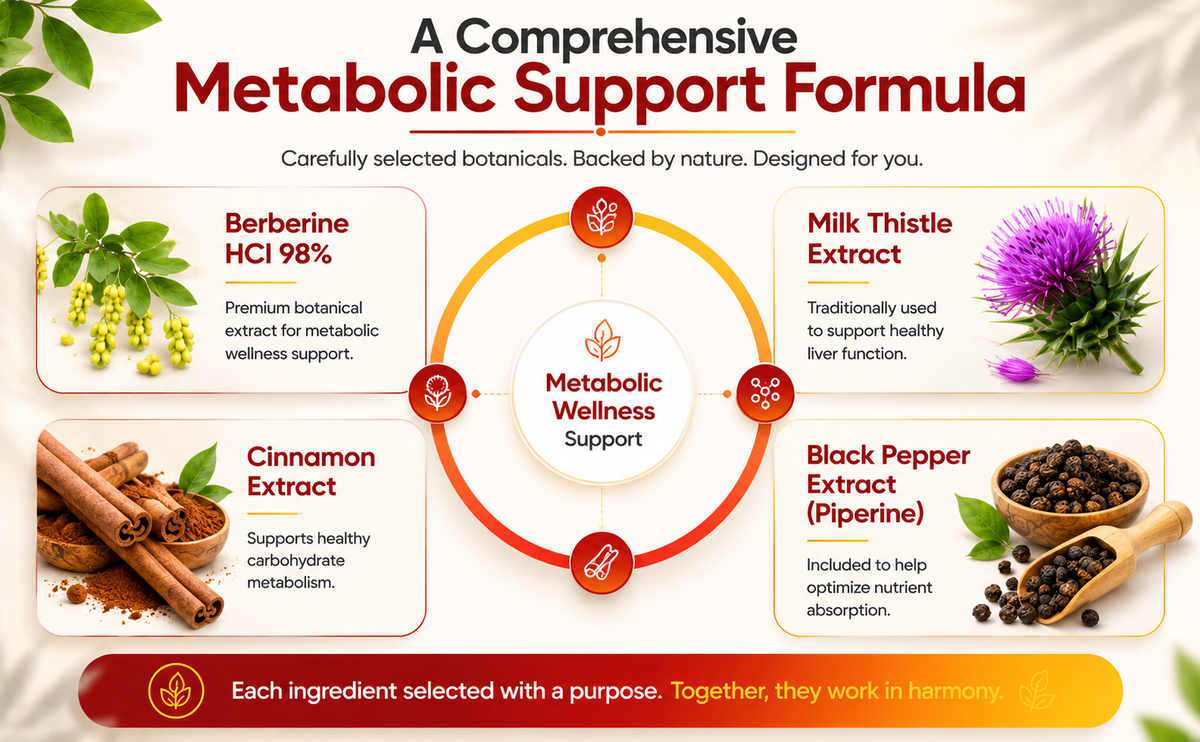 Auraika Berberine — Metabolic Wellness Formula