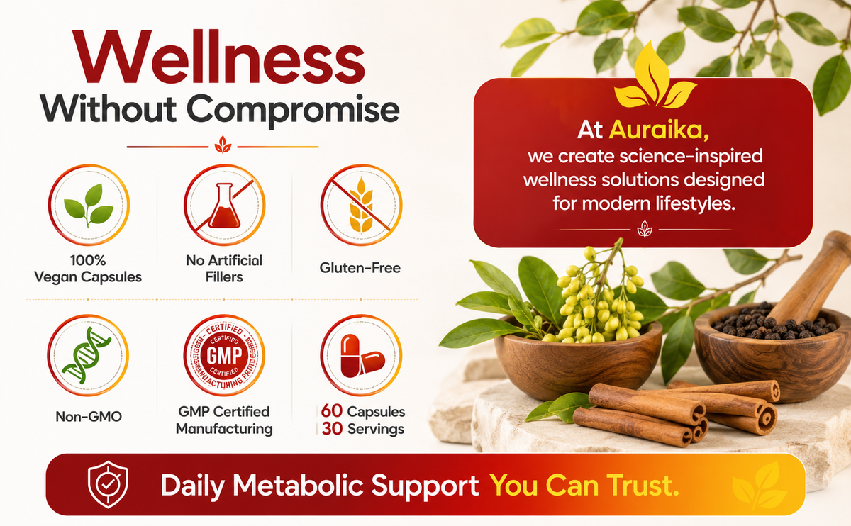 Auraika Berberine — Metabolic Wellness Formula