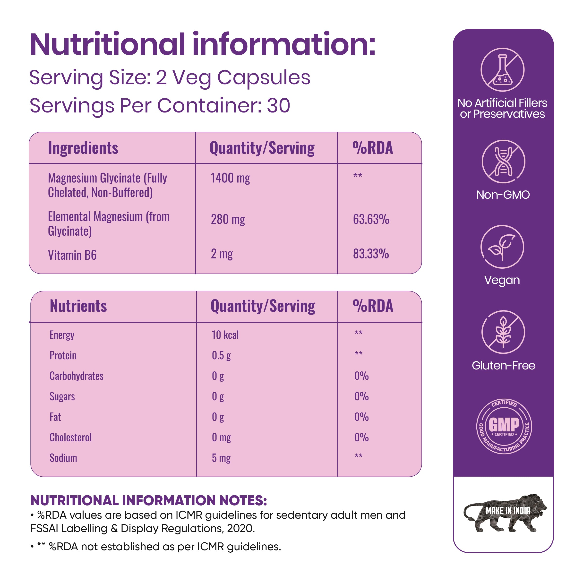 Auraika Magnesium Glycinate — Relaxation & Recovery Formula