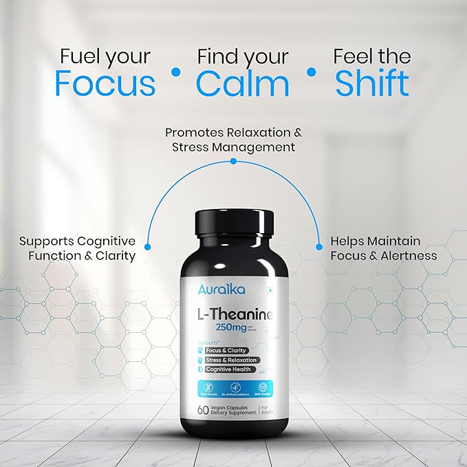 Auraika L-Theanine — Calm Focus Formula