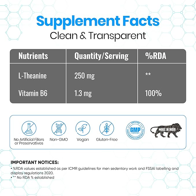 Auraika L-Theanine — Calm Focus Formula